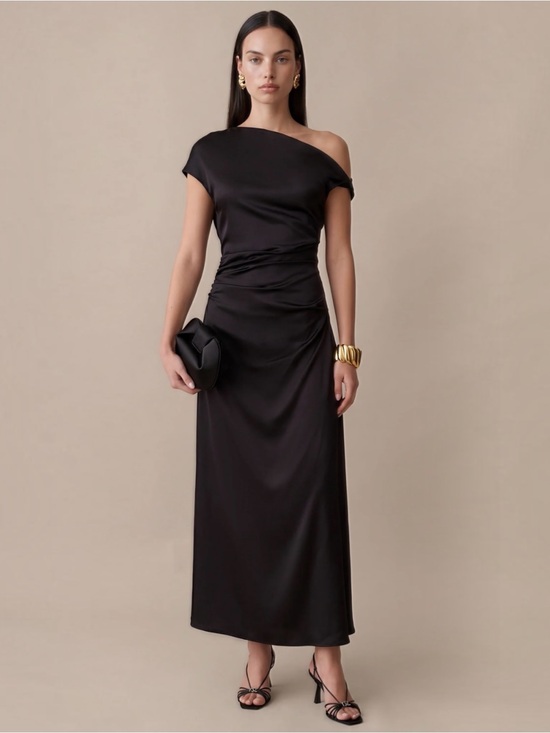 o.p.t Dresses & Skirts - NWT O.P.T Few Moda Ciela Midi Dress Silk Brown Size 0